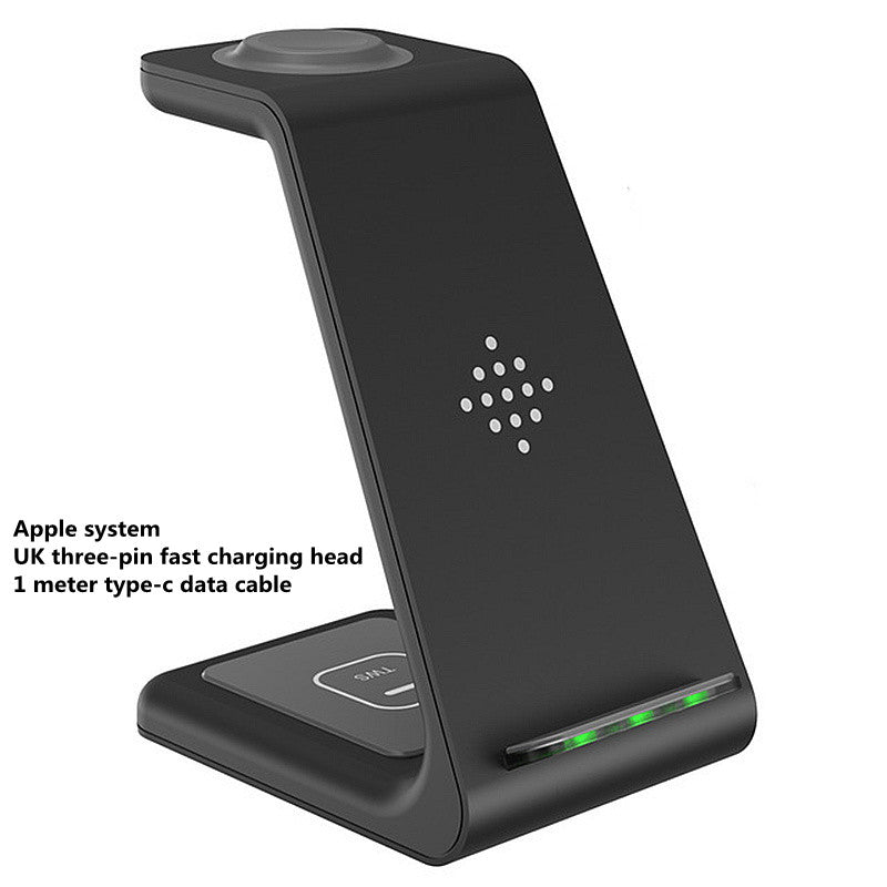 3-in-1 Wireless Charging Dock for Phone, Watch & Earbuds